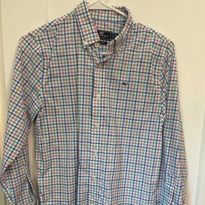 Vineyard Vines Boys button down M (12-14)